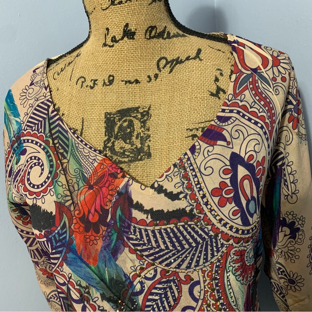 Signature Studio Print Top - Picture 9 of 11